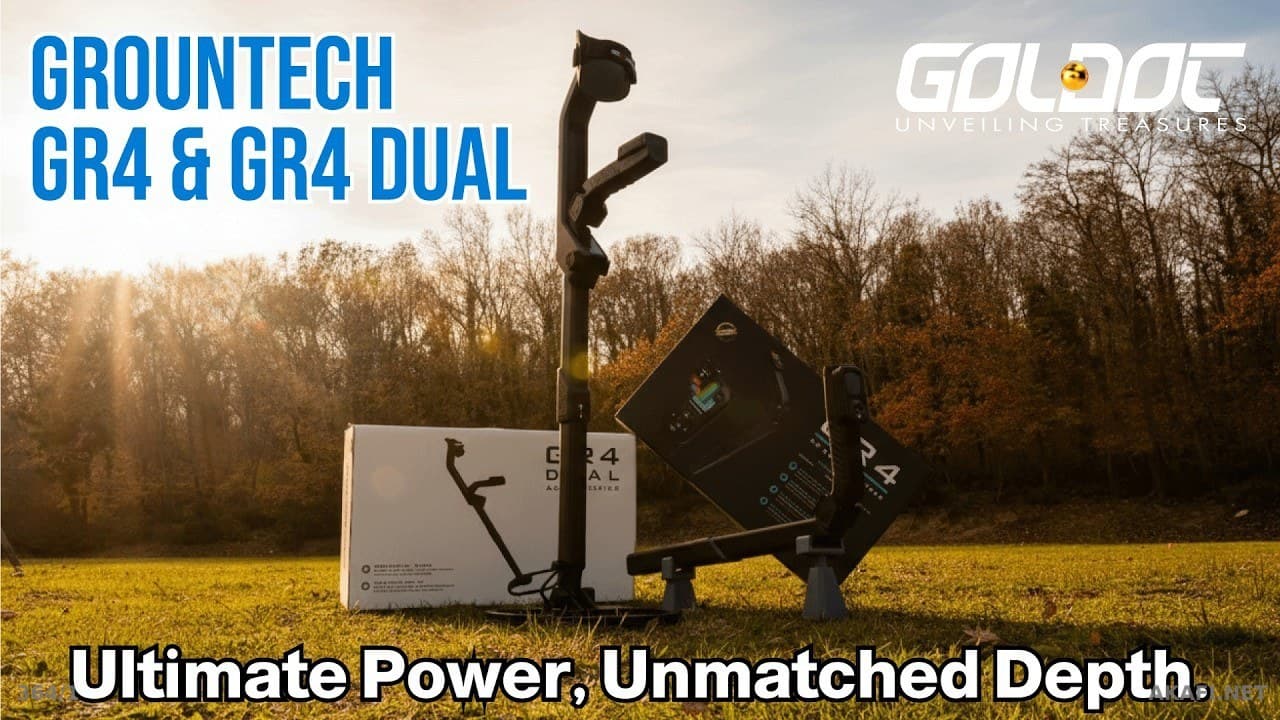 جهاز Groundtech GR-4 DUAL – ماسح أرضي ثلاثي الأبعاد وكاشف معادن احترافي بعمق 15 متر
